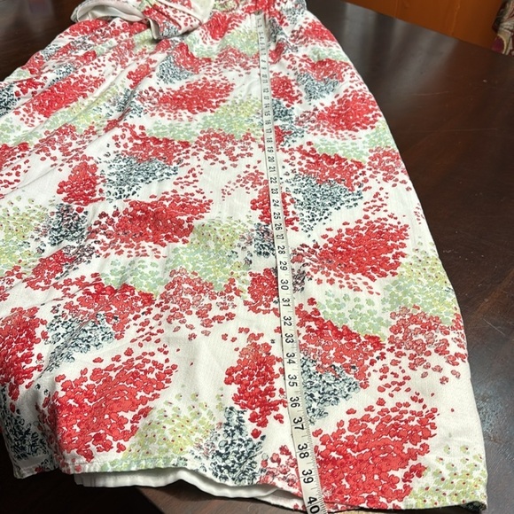 Lucky Brand Low V -Neck Drawstring Waist Fully Lined Sleeveless  Maxi Dress XL - Picture 11 of 11